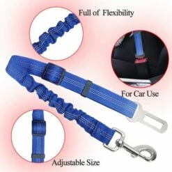 ABCRITAL Ceinture De Sécurité Pour Chien, Harnais De Voiture Pour Chien, Sangle De Connecteur De Véhicule De Voiture Résistante À L'Usure 2021 Pour Chiens Avec Gilet En Tissu À Double Maille Respirant 8 ABCRITAL Ceinture De Sécurité Pour Chien, Harnais De Voiture Pour Chien, Sangle De Connecteur De Véhicule De Voiture Résistante À L'Usure 2021 Pour Chiens Avec Gilet En Tissu À Double Maille Respirant -Cage, caisse et transport pour chien Soldes 58344602 4