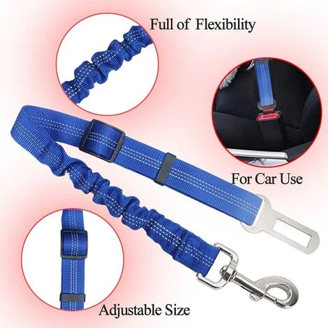 ABCRITAL Ceinture De Sécurité Pour Chien, Harnais De Voiture Pour Chien, Sangle De Connecteur De Véhicule De Voiture Résistante À L'Usure 2021 Pour Chiens Avec Gilet En Tissu À Double Maille Respirant 4 ABCRITAL Ceinture De Sécurité Pour Chien, Harnais De Voiture Pour Chien, Sangle De Connecteur De Véhicule De Voiture Résistante À L'Usure 2021 Pour Chiens Avec Gilet En Tissu À Double Maille Respirant – Image 4