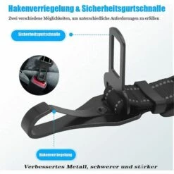 ABCRITAL Ceinture De Sécurité 3 En 1 Pour Chien - Ceinture De Sécurité Pour Chien - Ceinture De Sécurité Pour Animaux De Compagnie - Ceinture De Voiture Pour Animaux -Cage, caisse et transport pour chien Soldes 58344604 3