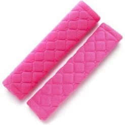 ABCRITAL Coussin Voiture Enfant Coussin Ceinture Sécurité Enfant Protection Ceinture De Sécurité Enfant Ceinture De Securite Voiture Protege Ceinture De Securite Enfant Protection Rose Red,One Size