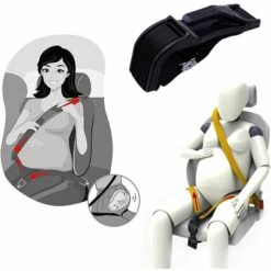 ABCRITAL Ceinture Sécurité Grossesse,Ajustable Voiture Ceinture Grossesse,Ajusteur De Ceinture De Maternité,Confort Et Sécurité,Protège Ventre Enceintes Pour Sécurité De Maman Et De Bébé À Naître -Cage, caisse et transport pour chien Soldes 58344885 4
