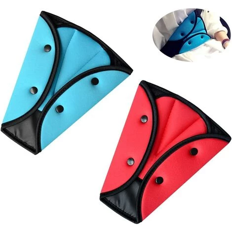 ABCRITAL Ajusteur De Ceinture De Sécurité, Coussin De Ceinture De Sécurité Pour Enfants, Boucle De Support De Triangle De Ceinture De Sécurité Réglable Pour Enfants Adultes, 20X24.5, 2 Pièces 1 ABCRITAL Ajusteur De Ceinture De Sécurité, Coussin De Ceinture De Sécurité Pour Enfants, Boucle De Support De Triangle De Ceinture De Sécurité Réglable Pour Enfants Adultes, 20X24.5, 2 Pièces
