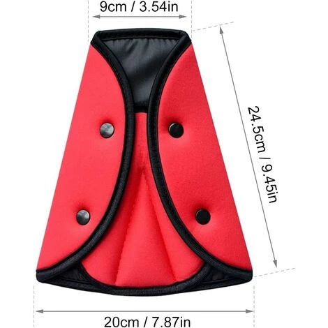 ABCRITAL Ajusteur De Ceinture De Sécurité, Coussin De Ceinture De Sécurité Pour Enfants, Boucle De Support De Triangle De Ceinture De Sécurité Réglable Pour Enfants Adultes, 20X24.5, 2 Pièces 5 ABCRITAL Ajusteur De Ceinture De Sécurité, Coussin De Ceinture De Sécurité Pour Enfants, Boucle De Support De Triangle De Ceinture De Sécurité Réglable Pour Enfants Adultes, 20X24.5, 2 Pièces – Image 5