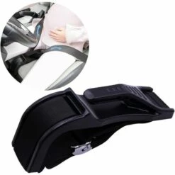 ABCRITAL Ceinture De Grossesse Pour Voiture,Ceintures De Sécurité Grossesse,Ceinture De Sécurité Pour Femmes Enceintes Pour La Sécurité De La Mère Enceinte Et Du Bébé À Naître Lors De La Conduite(Noir)