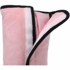 ABCRITAL 2 Pcs Auto Oreiller De Voiture Ceinture De Sécurité Protéger, Épaulière, Ajuster Véhicule Siège Ceinture Coussin Pour Enfants (Gris, Rose) -Cage, caisse et transport pour chien Soldes 58345261 4