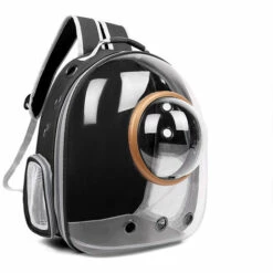 TINOR Sac à Dos Pour Chat, Sac à Dos Pour Chat En Plein Air, Sac à Dos Transparent Pour Chien, Sac à Dos Pour Animaux De Compagnie à Capsule Spatiale Ventilée(Le Noir, Couverture Transparente) -Cage, caisse et transport pour chien Soldes 58345625 5