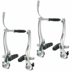 CYCLINGCOLORS Etrier De Frein V-Brake Avant Et Arrière Aluminium Vélo Vtt Vtc Ville Freinage Cycle Set Complet