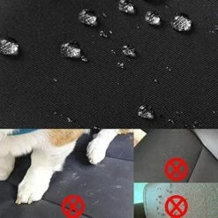 GALOZZOIT De Couverture De Siège De Voiture Pour Animaux De Compagnie, Waterproof Pet Dog Front Seat Car Seat Cover Covers Protector Mat Comfortable- Marron -Cage, caisse et transport pour chien Soldes 58657798 4