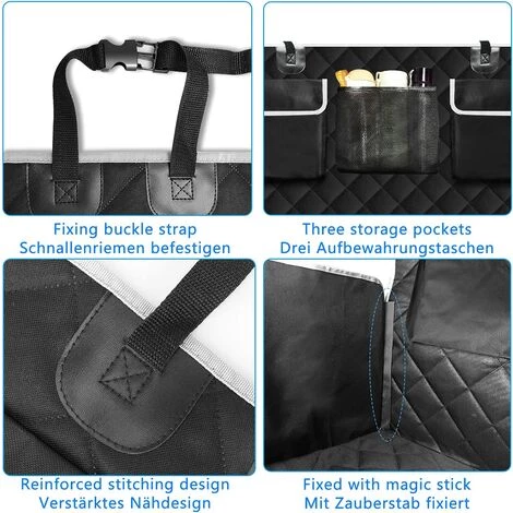 HIASDFLS Protection Coffre Voiture Chien, Anti-Déchirure Et Imperméable Tapis Coffre Chien, Lavable Antidérapante Protection Voiture Chien -Universels Pour Camion Voiture Suv 5 HIASDFLS Protection Coffre Voiture Chien, Anti-Déchirure Et Imperméable Tapis Coffre Chien, Lavable Antidérapante Protection Voiture Chien -Universels Pour Camion Voiture Suv – Image 5