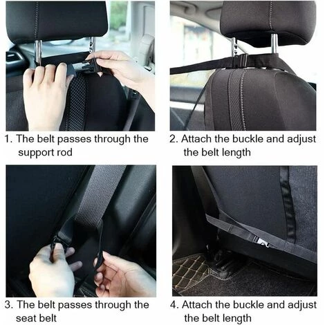 LTS FAFA Barrière En Filet Pour Chien, Séparateur De Chariot Pour Chien, Bloque Les Poils D'animaux Et Maintient En Sécurité, Une Pièce, Noir 4 LTS FAFA Barrière En Filet Pour Chien, Séparateur De Chariot Pour Chien, Bloque Les Poils D'animaux Et Maintient En Sécurité, Une Pièce, Noir – Image 4