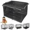 ROSIER Cage Pour Chien Interieur Solide, Cage Pour Chien Multifonctionnelle Résistante à La Lumière, Matériau En Tissu Oxford 420D (sans Cage Pour Chien) (110×73×76CM)——VEBTles