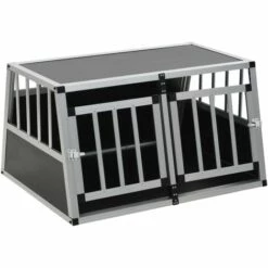 NOVA Carrier Pour Chiens Avec Porte En Aluminium Double Et MDF Différentes Tailles Taille : 89x69x50 Cm -Cage, caisse et transport pour chien Soldes 59980668 3