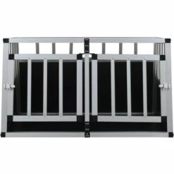 NOVA Carrier Pour Chiens Avec Porte En Aluminium Double Et MDF Différentes Tailles Taille : 89x69x50 Cm -Cage, caisse et transport pour chien Soldes 59980668 4