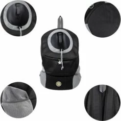 AOUGO 1 Pièce De Transport Pour Animaux De Compagnie Portable Et Confortable Pour Le Vélo, La Randonnée, Les Voyages, Le Shopping (S, Vert) -Cage, caisse et transport pour chien Soldes 59992136 4