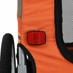 NOVA Cadre En Acier De Remorque De Vélo De Chien Avec Drapeau De Sécurité Différentes Couleurs Couleur : Orange Et Brun 9 NOVA Cadre En Acier De Remorque De Vélo De Chien Avec Drapeau De Sécurité Différentes Couleurs Couleur : Orange Et Brun -Cage, caisse et transport pour chien Soldes 59995966 5