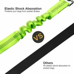 DENUOTOP Harnais Pour Voiture Lot De 2 Voiture Ceinture De Securite Pour Chien, Avec Absorption Des Chocs Et Mousqueton Elastique Reglable Pour Chien Harnais De Securite Superieure Pour Tous Les Chiens Et Chats, Vert 8 DENUOTOP Harnais Pour Voiture Lot De 2 Voiture Ceinture De Securite Pour Chien, Avec Absorption Des Chocs Et Mousqueton Elastique Reglable Pour Chien Harnais De Securite Superieure Pour Tous Les Chiens Et Chats, Vert -Cage, caisse et transport pour chien Soldes 60004933 4