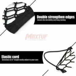 MINKUROW Filet à Bagages De Voiture, Filet De Coffre En Nylon élastique 115x60cm Filet De Protection Filet De Séparation Multifonction Pour Chiens De Stockage De Coffre Pour Animaux De Compagnie 9 MINKUROW Filet à Bagages De Voiture, Filet De Coffre En Nylon élastique 115x60cm Filet De Protection Filet De Séparation Multifonction Pour Chiens De Stockage De Coffre Pour Animaux De Compagnie -Cage, caisse et transport pour chien Soldes 60014903 5