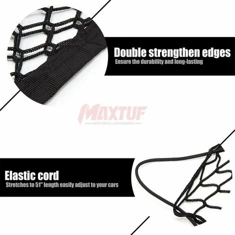 MINKUROW Filet à Bagages De Voiture, Filet De Coffre En Nylon élastique 115x60cm Filet De Protection Filet De Séparation Multifonction Pour Chiens De Stockage De Coffre Pour Animaux De Compagnie 5 MINKUROW Filet à Bagages De Voiture, Filet De Coffre En Nylon élastique 115x60cm Filet De Protection Filet De Séparation Multifonction Pour Chiens De Stockage De Coffre Pour Animaux De Compagnie – Image 5