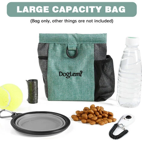 LIFCAUSAL Dog Treat Pouch Distributeur De Nourriture Sac D'entraînement Sac De Taille Sac De Marche Pour Animaux De Compagnie 2 LIFCAUSAL Dog Treat Pouch Distributeur De Nourriture Sac D'entraînement Sac De Taille Sac De Marche Pour Animaux De Compagnie – Image 2