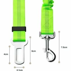 STARLIGHT Lot De 2 Voiture Ceinture De Securite Pour Chien, Avec Absorption Des Chocs Et Mousqueton Elastique Reglable Pour Chien Harnais De Securite Superieure Pour Tous Les Chiens Et Chats, Vert,STAR.L -Cage, caisse et transport pour chien Soldes 60065093 5