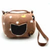 ROSIER Sac De Transport Pour Animaux De Compagnie, Sac De Transport Respirant Portable Pour Hamsters, Sac à Café En Flanelle Respirant Portable Pour Animaux Domestiques (L:18*14*15cm)——VEBTles