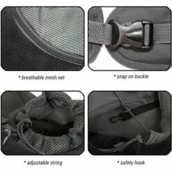 LITZEE Sac Pour Animaux De Compagnie Sac à Dos En Maille Respirante Pour Animaux De Compagnie Sac à Bandoulière Diagonal Portable Pour Chat Et Chien Voyage Fournitures Pour Animaux De Compagnie Petit Noir Sac De Transport Pour Chien 9 LITZEE Sac Pour Animaux De Compagnie Sac à Dos En Maille Respirante Pour Animaux De Compagnie Sac à Bandoulière Diagonal Portable Pour Chat Et Chien Voyage Fournitures Pour Animaux De Compagnie Petit Noir Sac De Transport Pour Chien -Cage, caisse et transport pour chien Soldes 60479991 5