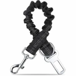 LIFCAUSAL Ceinture De Sécurité Pour Chien 3 En 1 Ceinture De Sécurité Multifonctionnelle Pour Animaux De Compagnie Harnais De Voiture Réfléchissant Pour Chien Avec Boucle De Ceinture De Sécurité Anneau En D 360 ° Sans Boucle D'enchevêtrement