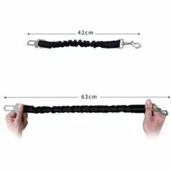 LIFCAUSAL Ceinture De Sécurité Pour Chien 3 En 1 Ceinture De Sécurité Multifonctionnelle Pour Animaux De Compagnie Harnais De Voiture Réfléchissant Pour Chien Avec Boucle De Ceinture De Sécurité Anneau En D 360 ° Sans Boucle D'enchevêtrement -Cage, caisse et transport pour chien Soldes 60493297 4