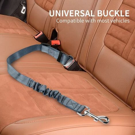 ZOLGINAH Toozey Lot De 2 Voiture Ceinture De Securite Pour Chien, Avec Absorption Des Chocs Et Mousqueton Elastique Reglable Pour Chien Harnais De Securite Superieure Pour Tous Les Chiens Et Chats 3 ZOLGINAH Toozey Lot De 2 Voiture Ceinture De Securite Pour Chien, Avec Absorption Des Chocs Et Mousqueton Elastique Reglable Pour Chien Harnais De Securite Superieure Pour Tous Les Chiens Et Chats – Image 3