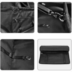 Siège Auto Pour Chien,Panier Chien Voiture,écurité Pour Animaux De Compagnie Pliable Et Respirante Imperméable Pour Les Voyages, Les Petits Chiens Ou Les Chats Noir GrooFoo -Cage, caisse et transport pour chien Soldes 61021047 4