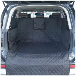 BENOBBY KIDS Protection De Coffre Pour Chien Avec Protection Latérale - Tapis De Protection Antidérapant Et Imperméable Avec Protection De Seuil De Chargement Rembourré - Noir