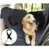 Deckon Housses De Siège D'auto Pour Chien Universelle, Housse Protection De Siège D'arrière Avec Poche De Rangement, Housse Banquette Imperméable Pour Voiture Et SUV Tansport( 46 X 36cm,Noir)
