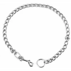 ZOLGINAH Collier De Dressage Pour Chien Collier Étrangleur Réglable En Acier Solide Chaîne Serpent En Métal Pour Animaux Domestiques(60cm*4.0mm) 7 ZOLGINAH Collier De Dressage Pour Chien Collier Étrangleur Réglable En Acier Solide Chaîne Serpent En Métal Pour Animaux Domestiques(60cm*4.0mm) -Cage, caisse et transport pour chien Soldes 63729462 3