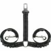 CLEGGFR Ceinture De Sécurité Lente Double Chien, Ceinture De Sécurité Double Voiture Pour Animaux De Compagnie Réglable Double Coupleur De Chien Diviseur De Plomb élastique élastique Bande Réfléchissante Deux Voyage En Voiture Pour Animaux De Compagnie