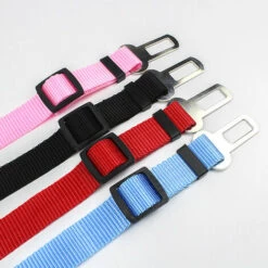 PERLE RARE Voiture Ceinture De Securite Pour Chien Indéchirable Réglable, 2 Pcs Harnais Voiture Chien Voiture Universel,noir,2.5x80cm -Cage, caisse et transport pour chien Soldes 63825166 5