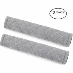 ILOVEMILAN Lot De Deux Coussins De Ceinture De Sécurité De Voiture Doux Pour Tous Les Propriétaires De Voiture Pour Une Conduite Plus Confortable (gris) -Cage, caisse et transport pour chien Soldes 63860357 5