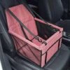 LYCXAMES Siège D'auto De Voiture Pour Les Chiens Ou Chats, Panier Sac Transport Chien Voiture Housse De Rehausseur En Tissu Oxford étanche Avec Ceinture De Sécurité De Voyage Pour Chinots