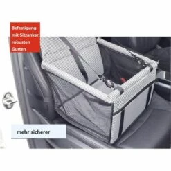 LYCXAMES Siège Auto Pour Chien - Imperméable - Couverture Pour Animal De Compagnie - Siège Arrière Et Siège Avant - Sac De Transport Pour Petits Chiens Et Chats -Cage, caisse et transport pour chien Soldes 63921481 4