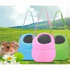 ROSIER Cage De Transport Pour Petit Animal Domestique - Sac De Transport Respirant Pour Cage De Lapin, Hamster, Chinchilla - Joli Design,VEBTles -Cage, caisse et transport pour chien Soldes 64001503 5