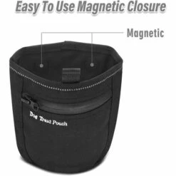 GRID COOL Dog Treat Sac Pochette Pour La Formation Chiot Pet Treat Sacs Snack Dog Treat Porte Sac Appât Avec Taille Réglable Sangle De Fermeture Magnétique, Noir -Cage, caisse et transport pour chien Soldes 64083668 3