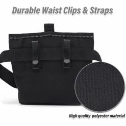 GRID COOL Dog Treat Sac Pochette Pour La Formation Chiot Pet Treat Sacs Snack Dog Treat Porte Sac Appât Avec Taille Réglable Sangle De Fermeture Magnétique, Noir -Cage, caisse et transport pour chien Soldes 64083668 4