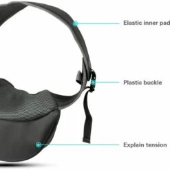 Sac Transport Pour Chien Chat, Sac Bandoulière Pour Petit Animal Domestique Sécuritaire Sac En Toile Transport Chat Rouge M - DKSFJKL -Cage, caisse et transport pour chien Soldes 64099052 3