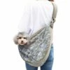CARILLONSàVENT Sac De Transport Pour Petit Chien Chat Sac à Bandoulière Respirant Camouflage Sac De Voyage Chien Chiot Pour Petite Animaux Domestique Jusqu’à 7kg（Vert） Carivent