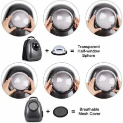 BENOBBY KIDS Chat Sac à Dos Bulle Transport - Chats Voyage Caisse Chaton Voiture Hublot Transparent Sac Pour Animaux 9 BENOBBY KIDS Chat Sac à Dos Bulle Transport - Chats Voyage Caisse Chaton Voiture Hublot Transparent Sac Pour Animaux -Cage, caisse et transport pour chien Soldes 64411001 5