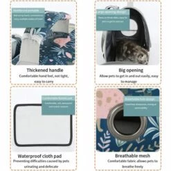 BENOBBY KIDS Sac à Dos Chat Chien, L'espace Pour Animaux De Compagnie Capsule Sac À Dos,Sac De Transport Trolley Pour Animaux,Respirant ,pour Chats, Petits Chiens, Petits Animaux (Rose) 8 BENOBBY KIDS Sac à Dos Chat Chien, L'espace Pour Animaux De Compagnie Capsule Sac À Dos,Sac De Transport Trolley Pour Animaux,Respirant ,pour Chats, Petits Chiens, Petits Animaux (Rose) -Cage, caisse et transport pour chien Soldes 64411073 4