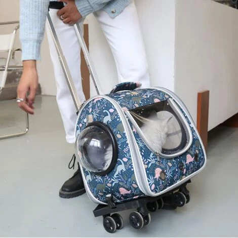 BENOBBY KIDS Sac à Dos Chat Chien, L'espace Pour Animaux De Compagnie Capsule Sac À Dos,Sac De Transport Trolley Pour Animaux,Respirant ,pour Chats, Petits Chiens, Petits Animaux (Rose) 5 BENOBBY KIDS Sac à Dos Chat Chien, L'espace Pour Animaux De Compagnie Capsule Sac À Dos,Sac De Transport Trolley Pour Animaux,Respirant ,pour Chats, Petits Chiens, Petits Animaux (Rose) – Image 5