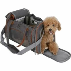 BENOBBY KIDS Sac De Transport Chat Petit Chien Chihuahua Animaux Lapin Pliable Lavable Coussin Sac à Main Bandoulière Pour Balader Voyage En Voiture Train Avion