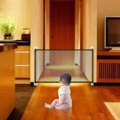 Barrières Pour Chiens, Porte Magique, Garde De Porte Pliable Pour Chien, Garde De Porte Et D'escalier - Thsinde -Cage, caisse et transport pour chien Soldes 64464118 5