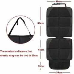 PREMIER éLOGE Protections De Sièges De Voiture, Protection Siege Arriere Voiture Enfants Avec Poches Organisateur, La Tapisserie Des Sièges De Voiture, Taille Universelle -Cage, caisse et transport pour chien Soldes 64704273 5