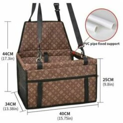 THSINDE Sac De Transport Chien Et Chat Avec Rehausseur, Ceinture De Siège De Voiture De Sac De Voiture D'animal Familier Respirant Pour L'animal Chat De Chien. 7 THSINDE Sac De Transport Chien Et Chat Avec Rehausseur, Ceinture De Siège De Voiture De Sac De Voiture D'animal Familier Respirant Pour L'animal Chat De Chien. -Cage, caisse et transport pour chien Soldes 64857166 3